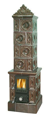 Печь-камин ABX Valdek, коричневая в Бердске